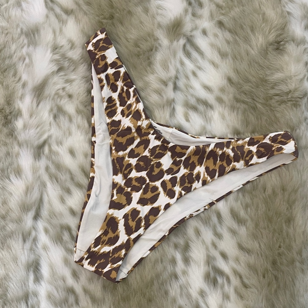 Aerie Leopard Print Bikini Bottom